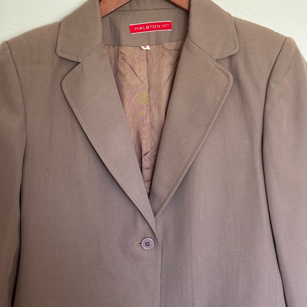 Halston Heritage Women's Beige Blazer
